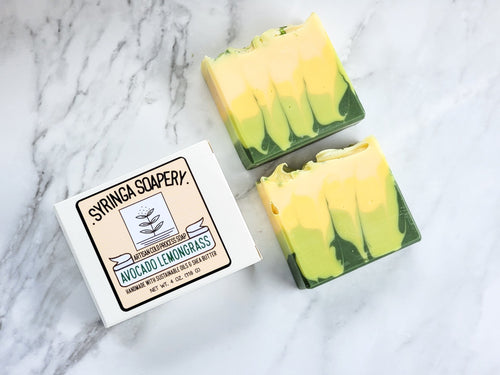 AVOCADO LEMONGRASS Artisan Soap - Syringa Soapery