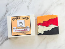 Load image into Gallery viewer, CINNAMON GIRL Artisan Soap - Type O Negative Collection - New Cocoa Butter Formula! - Syringa Soapery