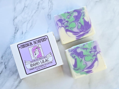 IDAHO LILAC Artisan Soap - Double Butter Formula! - Syringa Soapery