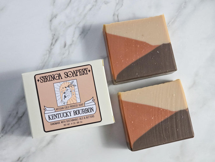 KENTUCKY BOURBON Artisan Soap - Double Butter Formula! - Syringa Soapery