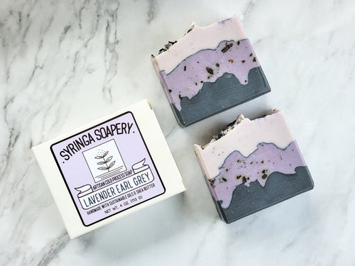 LAVENDER EARL GREY Artisan Soap - Syringa Soapery