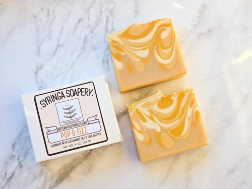 POP & FIZZ Artisan Soap - New Cocoa Butter Formula! - Syringa Soapery