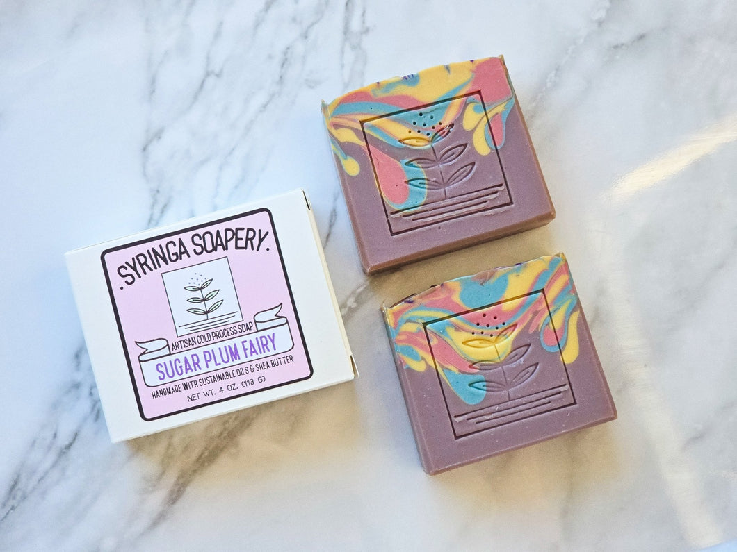 SUGAR PLUM FAIRY Artisan Soap - New Cocoa Butter Formula! - Syringa Soapery