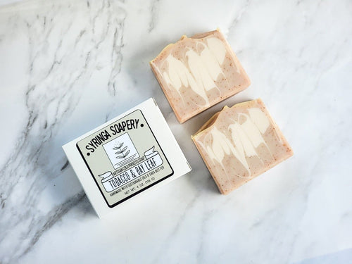 TOBACCO & BAY LEAF Artisan Soap - Syringa Soapery