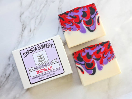 VAMPIRE BAT Artisan Soap - New Cocoa Butter Formula! - Syringa Soapery