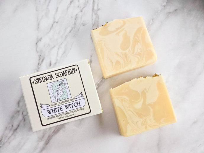 WHITE WITCH Artisan Soap - Double Butter Formula! - Syringa Soapery