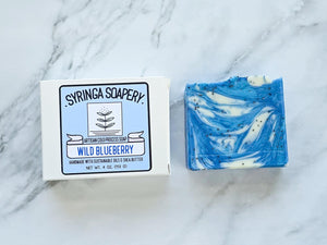 WILD BLUEBERRY Artisan Soap - Syringa Soapery