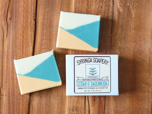 CEDAR & SAGEBRUSH Artisan Soap - Syringa Soapery