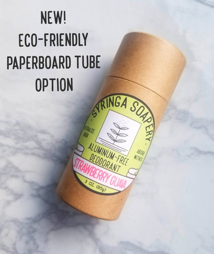 24-Hour Aluminum-Free Natural Deodorant - Eco-friendly Tube - Syringa Soapery