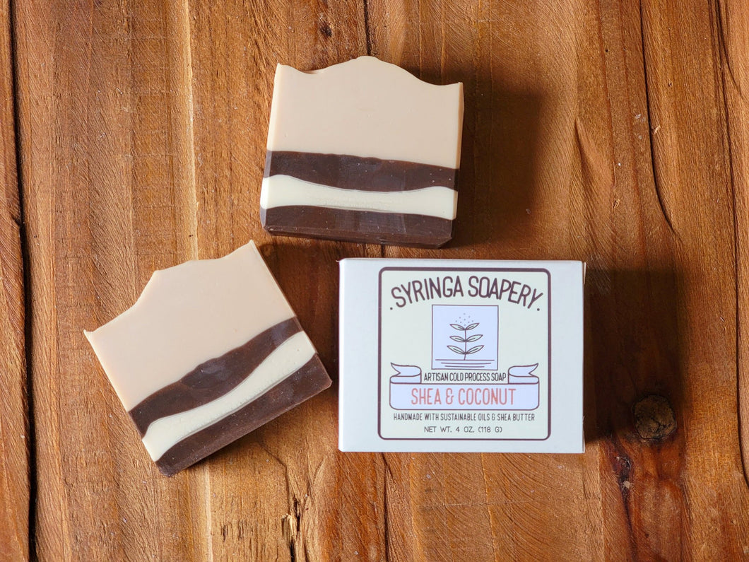 SHEA & COCONUT Artisan Soap - Syringa Soapery