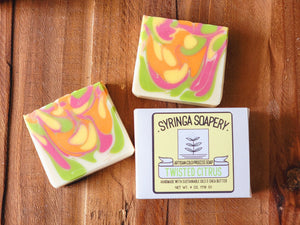 TWISTED CITRUS Artisan Soap - Syringa Soapery