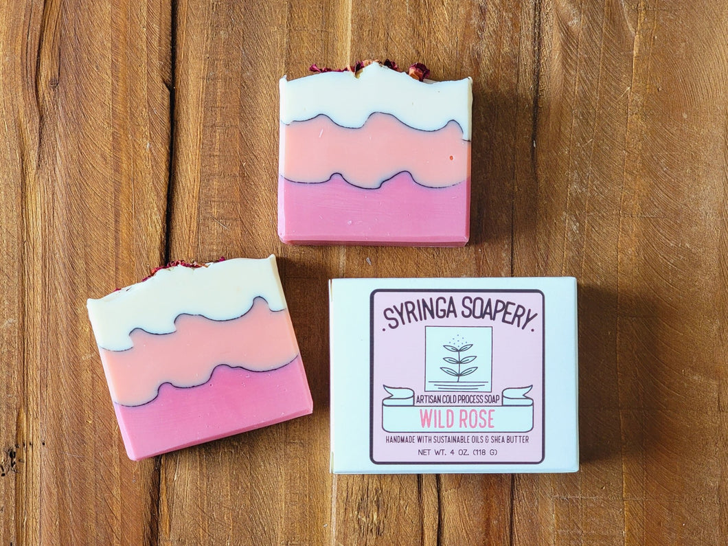 WILD ROSE Artisan Soap - Syringa Soapery